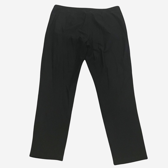 Eileen Fisher | Black Viscose & Nylon knit pants medium - Picture 1 of 4
